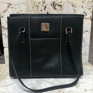Dooney & Burke Black Leather Satchel
